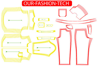 sewing pattern maker pattern design PDF clothing pattern apparel clothing pattern make clothing sketch clothing tech pack design garments pattern garments tech pack illustration pattern maker pdf pattern sewing pattern maker