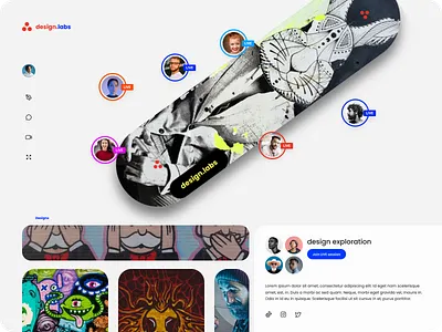 design.labs - dashboard ai branding call clean concept dashboard data design meetings minimal app mockup ui ui design ux ux design