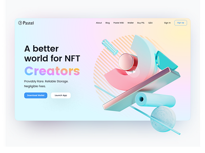 NFT Home page abstract clean click design finance form forms hover illustration interface logo modal onboarding product rounded timeline travel ui ux web