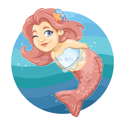 MerMay mermaid art chibi cute illustration mermaid mermay photoshop