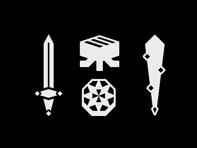 Castilian Symbols branding cards castilian design flat game icons illustration logo playing spanish sympols table game vector