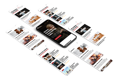 Mobile size responsive design for OneDayU app attractive branding design illustration online courses prototype responsive ui university userinterface ux webdesign