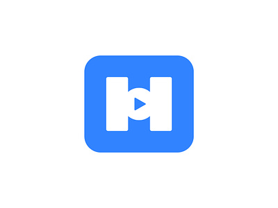 Heylo brand designer branding channel graphic design h letter h logo logo designer logo for sale play button play logo streaming tv logo