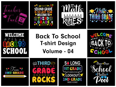 Back To School T-shirt Design back to school back to school t shirt graphic design t shirt design tshirt typography t shirt design ui uiux ux