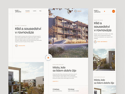 Real estate website design arch architecture beige branding clean housing landing page logo minimal product design real estate typography ui uidesign userexperience userinterface web webdesign webdesigner website