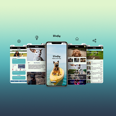 Woofsy app branding design graphic design ux