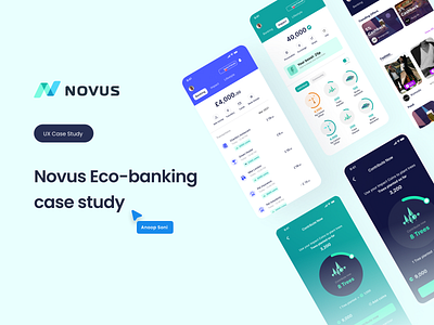 Novus Case Study blue branding charity design ecobanking finance app fintech graphic design green illustration impact lifestyle minimal product design retail rewards sustainable bank ui ux