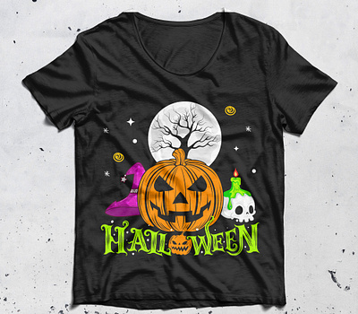 Halloween T-shirt Design scary witch bundle