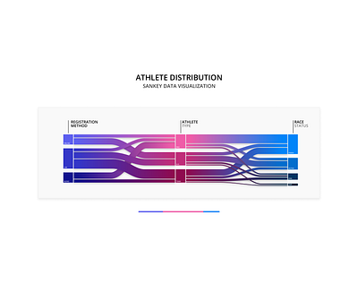 Triathlon | Sankey visualization charts component data data vis design diagram flow graphs interaction interface pattern sankey triathlon ui ux visualization web design