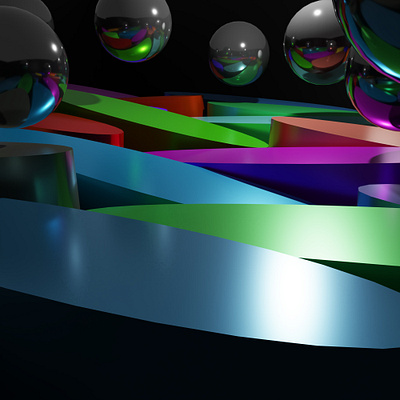 Color Space abstract app branding color design illustration logo space typography ui ux vector