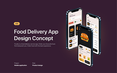 Food Delivery App Design Concept adobe xd animation branding design figma graphic design illustration interface animation interfaces logo mobile app design mobile mockup ui ui design uiux design user experience user interface ux design vector