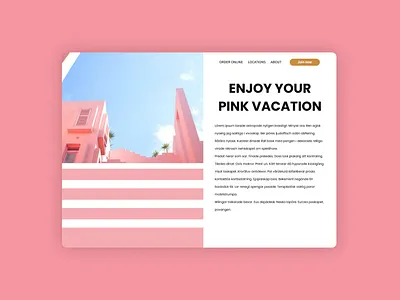 Pink Vacation app branding design graphic design icon illustration logo ui ux vector