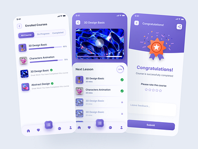 Course Screen agency app design apps business course screen creative creative design design dribbble figma illustration landing page logo mobile apps ui user experience user interface website website design