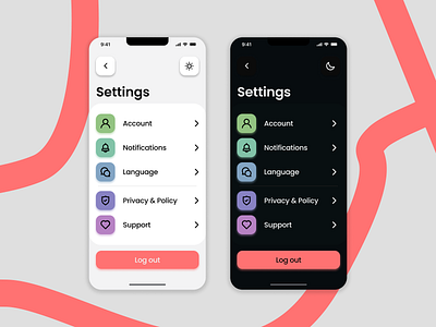 Daily UI 007: Settings Design #DailyUI app daily ui daily ui 007 dailyui design graphic design settings settings ui settings uiux ui uiux user experience user interface ux