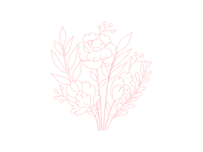 ILUSTRATION / BOUQUET OF FLOWERS design diseñofloral flor floralpattern flores flowers graphic design icon pattern ramo ramo de flores vector