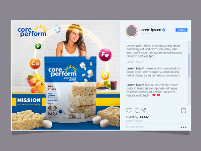 Core perform ads branding design digital marketing ecommerce facebook graphic design instagram social media design social media marketing