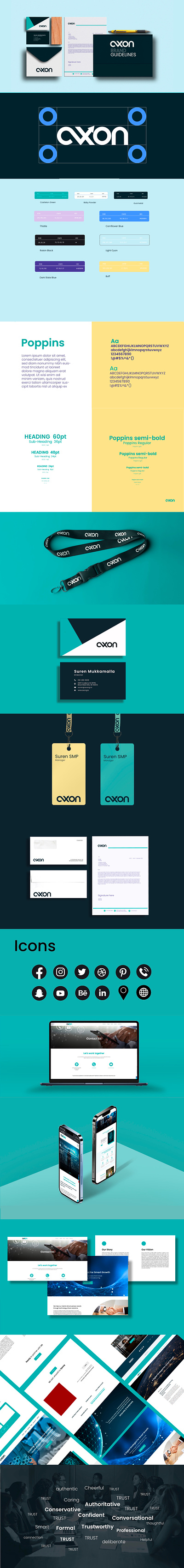 Axon Brand Guideline 2d illustration branding character design concept art graphic design illustration