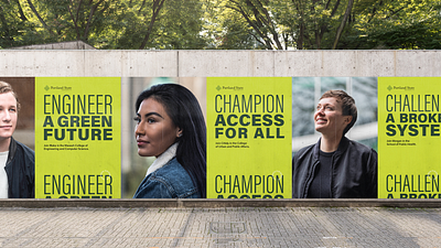 Portland State University | Brand Campaign art direction brand identity branding graphic design integrated campaign marketing campaign photography typography