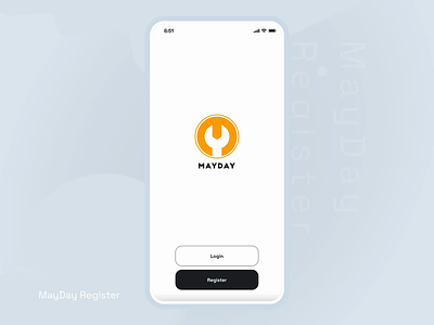 MayDay roadside assistant - registration animation dark ui design ecommerce free ui kit george samuel illustration input interaction landing page logo logo animation map register registration roadside assistance terms and condition