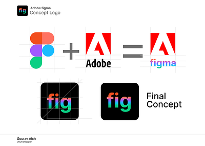 Adobe Figma Concept logo adobe adobe buy figma adobe figma brand branding concept design design figma illustration logo concept logo concepts logo design logo redesign redesign typography ui ux user interface