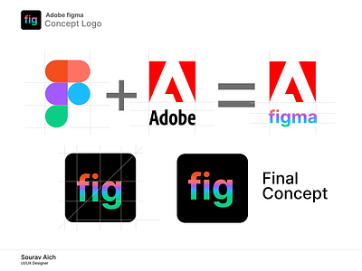Adobe Figma Concept logo adobe adobe buy figma adobe figma brand branding concept design design figma illustration logo concept logo concepts logo design logo redesign redesign typography ui ux user interface