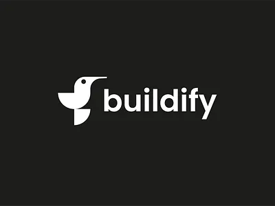 buildify artificial intelligence bird branding build code codiing colibri consulting development digital engineering hummingbird it logo metric technology