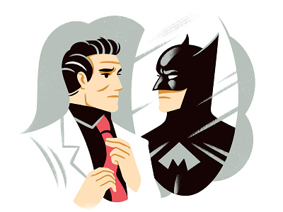 Batman Day 2022 animation batman character design editorial illustration process