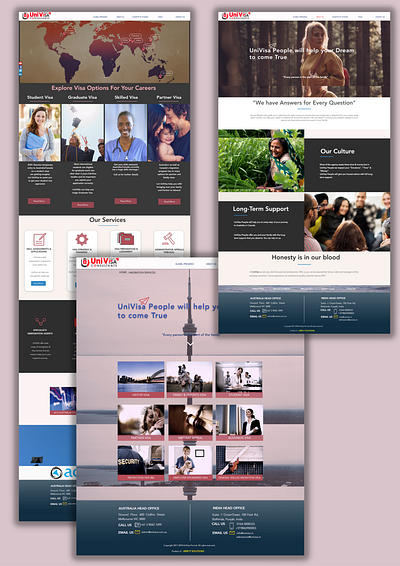 An education consultants web design