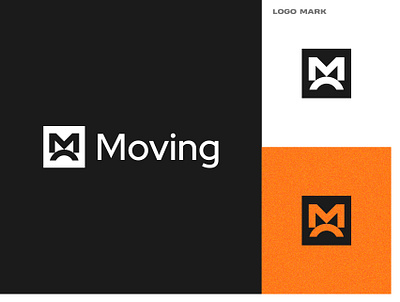 Moving logo design mark brand brand identity branding clean graphic design icon identity logo logo design logo designer logo mark logodesign logos logotype mark mo logo monogram symbol typography vector