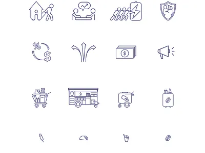 Icon Set for Inclusive Action For The City