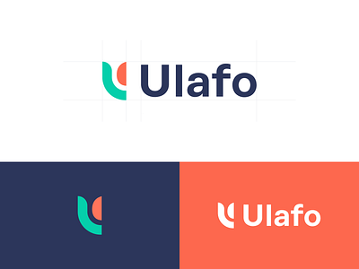 Ulafo Logo Design brand branding brandmark clean color design gradient identity letter logo logo design logo designer logo mark logodesign logos logotype mark monogram symbol thefalcon