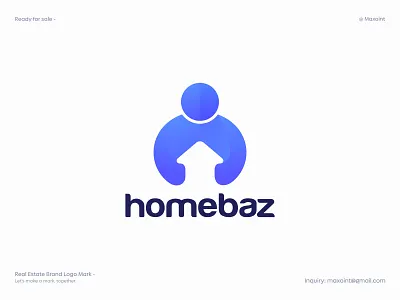 Real Estate Logo Mark - Unused apartment branding building construction logo design home logo house logo landsmark logo logo design logo mark logotype property logo property management real estate real estate agency real estate branding real estate logo realtor startup