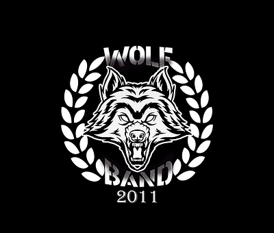 WOLF BAND 2011 branding design designer designtext graphic design illustration logo motion graphics teenwolf textdesign tshirt tshirtdesign typography vector vectordesign wolfpack wolfvector