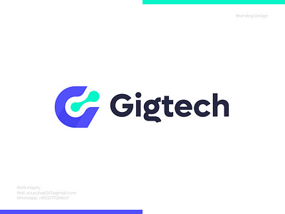 Gigtech Logo Design | Technology Logo Concept by Sumon Yousuf for ...