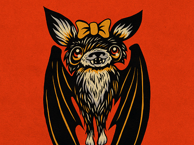WEENZINE NINE art bat cute design drawing halloween illustration ink