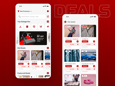 Black Friday - Deals / Discounts / Coupons Mobile App app app design black friday coupons deals deals app discount code discounts flipp hot deals mobile app mobile app design price cruncher rakuten redemption santas bag shopping shopsavvy vouchers wallet