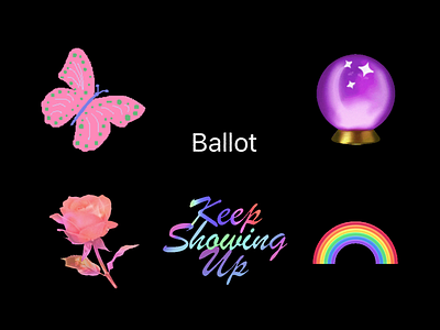 Most Popular Animated GIF sticker illustrations 3d animated animation butterfly canva crystal ball design flower gif giphy illustration instagram lettering rainbow rose snapchat tiktok type voting
