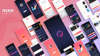 E-Learning Mobile App branding design e learning graphic design mobile student studies study teacher teaching ui ux