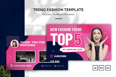 Trend Fashion Youtube Thumbnail beautiful