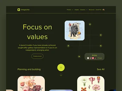 Imagochie Marketing Landing Page b2b