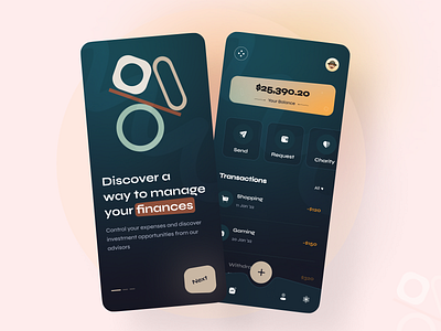 Money Management App app app design application design finance app illustration ios management app minimal mobile mobile app mobile app design money app money management money management app typography ui ui design uiux ux