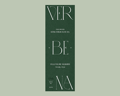 Verbena branding design graphic design illustration label design logo packaging packaging design