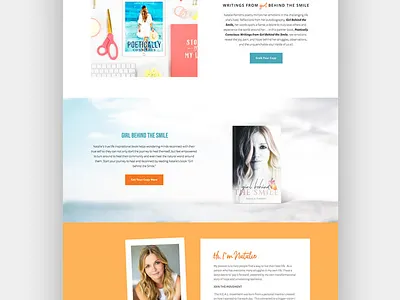Website Design Author and Philanthropist author website book website christian author squarespace web design web designer website designer