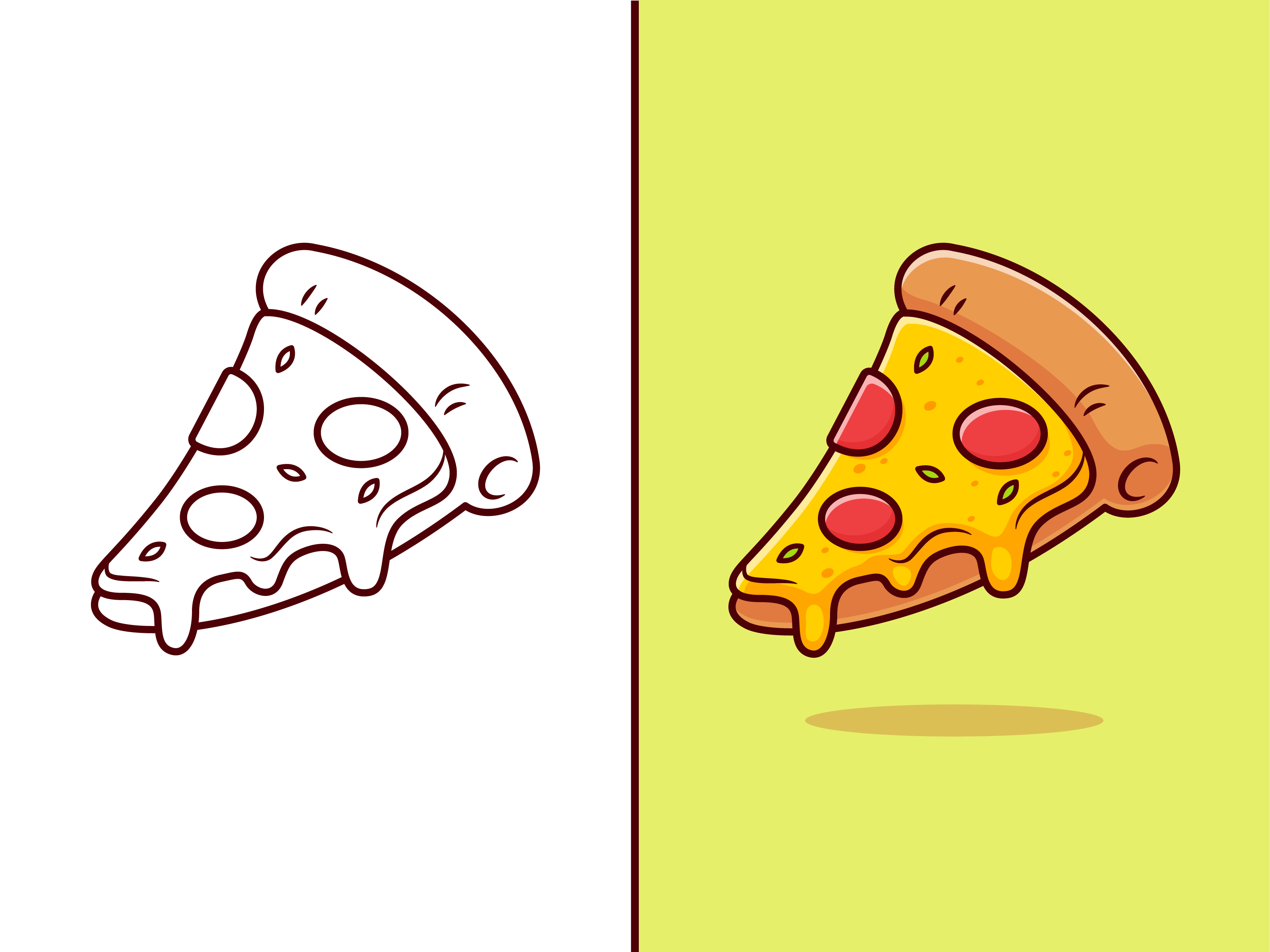 How To Draw Pizza Hut Logo Step by Step - [7 Easy Phase]