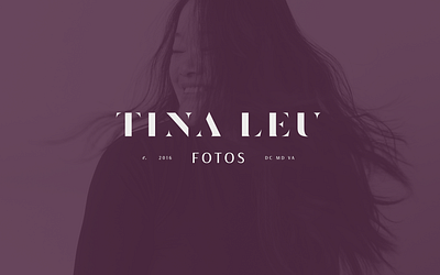 Tina Leu Fotos branding design graphic design logo