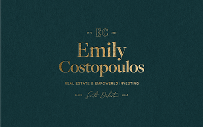 Emily Costopoulos Real Estate branding design graphic design illustration logo web design