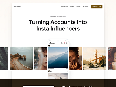 Domēstika Course – Website Creation with Webflow is Live! 🥳 agency dark instagram landing landing page no code nocode photo photography ui web webflow website