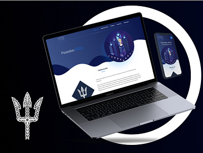 Poseidon (PSX) Coin blockchain btc clean coin fullwidth poseidon psx responsive web webdesign white