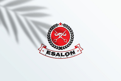 Esalon Logo Design bd beauty salon branding business company creative e salon esalon fashion design graphic design hair salon logo logo design new logo online beauty online business salon salon software simple web