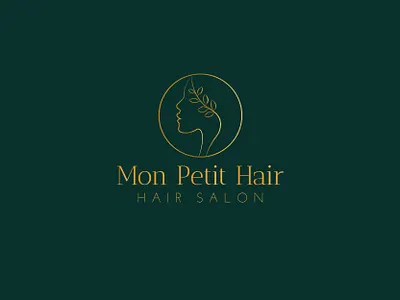 Mon Petit Hair - Logo Design for Hair salon branding design graphic design illustration logo typography vector